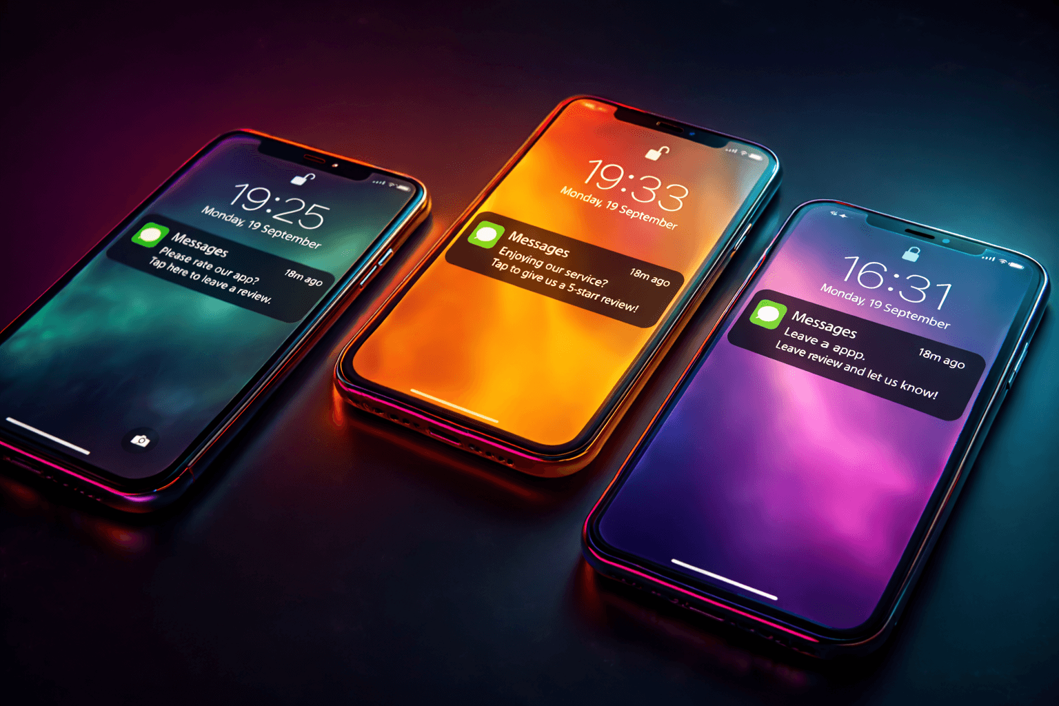 People discussing customer feedback together in a meeting space